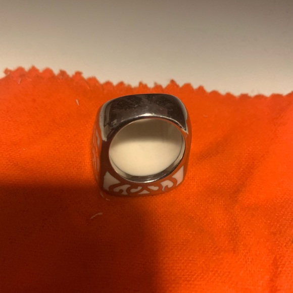 Silver Square Cocktail Ring - Picture 4 of 5
